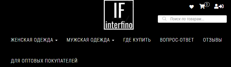 Сайт, Interfino.by, Личный аккаунт