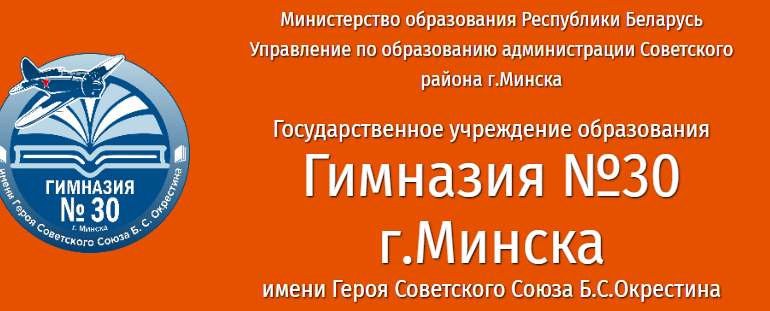 Сайт, Гимназия 30 Минск, Электронный дневник